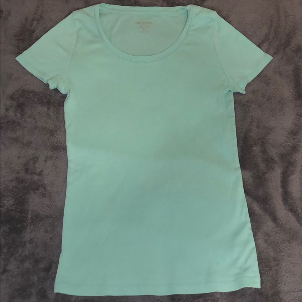Light teal T-shirt